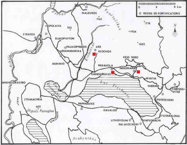 Les environs du lac Trichonis